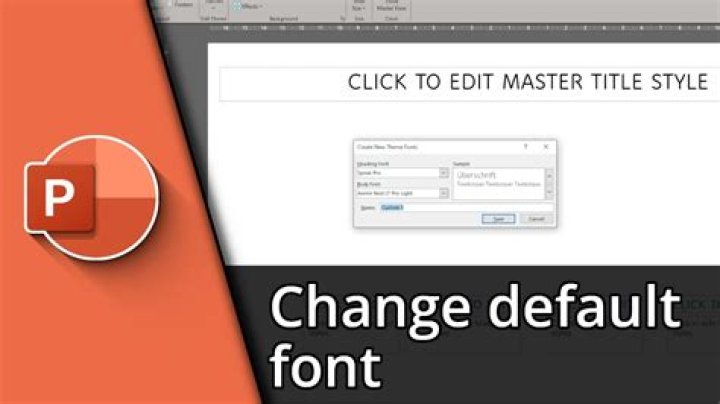 How do I change the default template in PowerPoint 365?