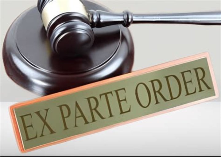 How do I fight an ex parte custody order?