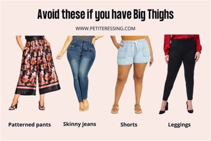 How do I know if my thighs are too big?