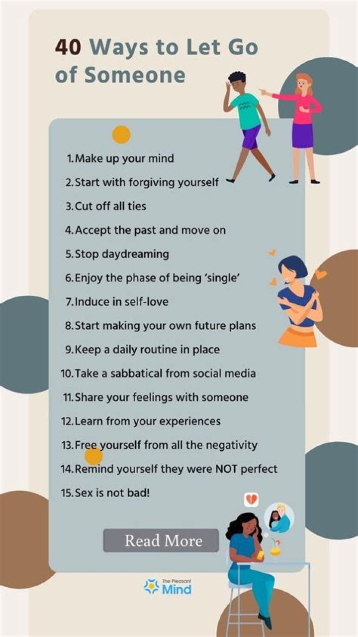 How do I know when it's time to let go of someone?