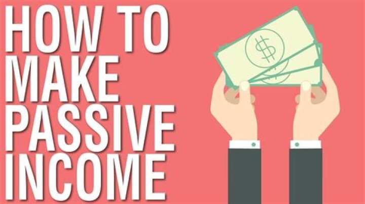 How do I make passive money?