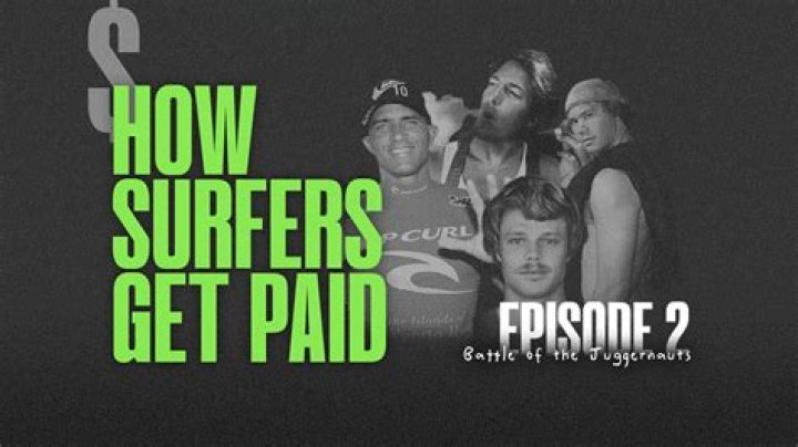 How do pro surfers get paid?