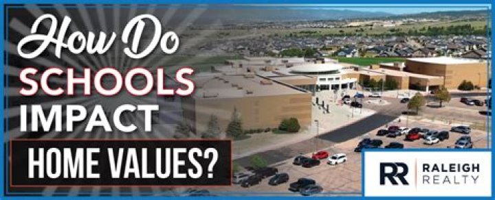 How do schools affect property values?