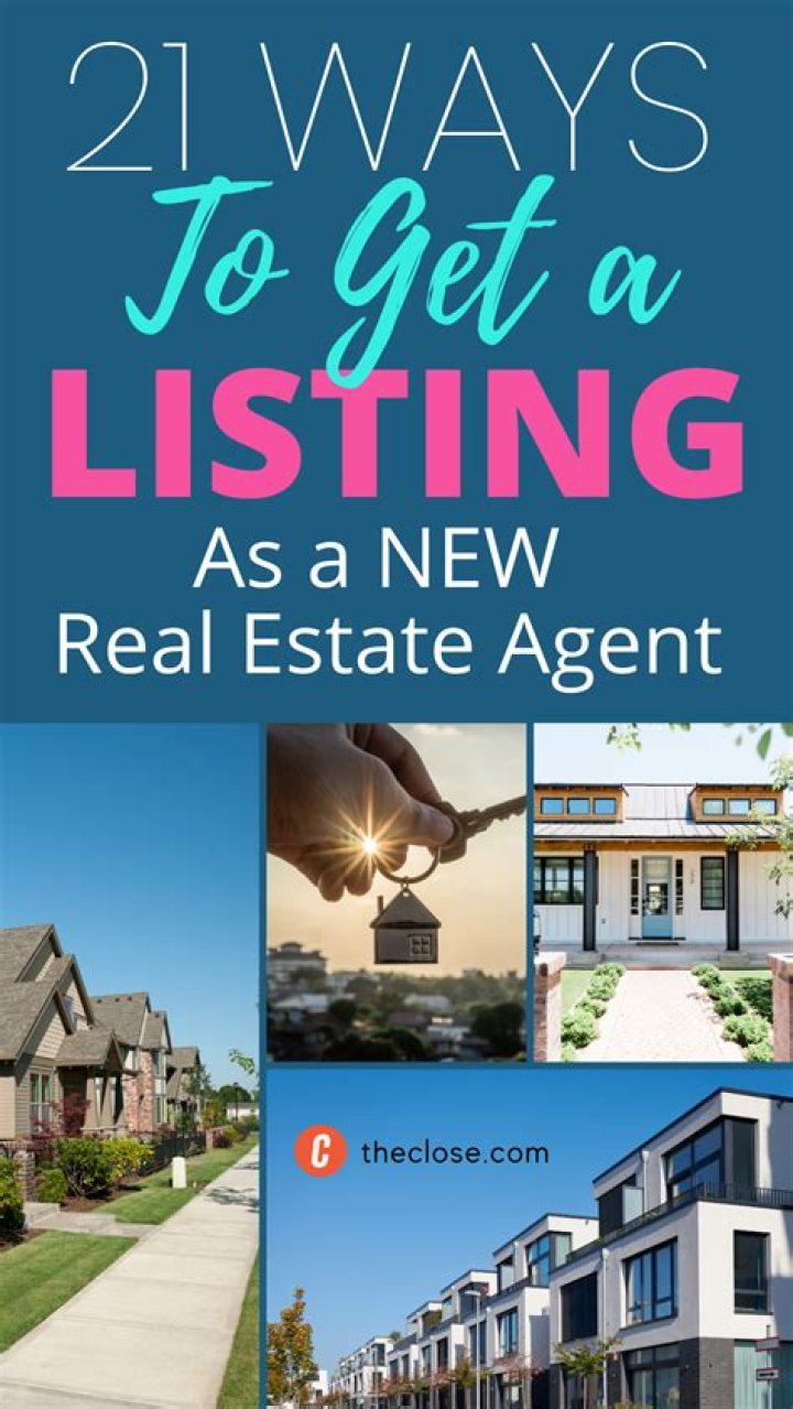How do sellers get real estate listings?