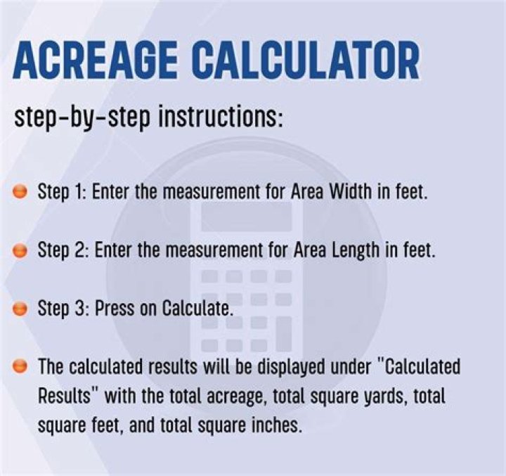 How do you calculate acreage from footage?