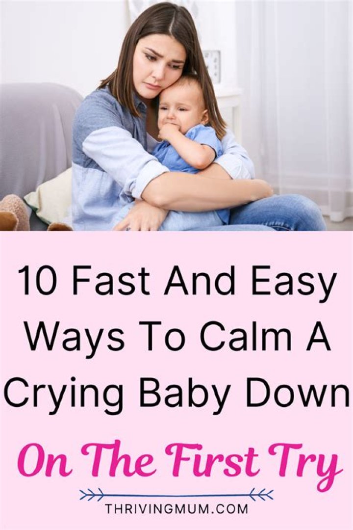 How do you calm a crying baby?