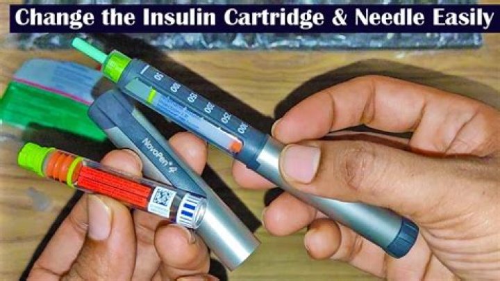 How do you change an insulin pen?