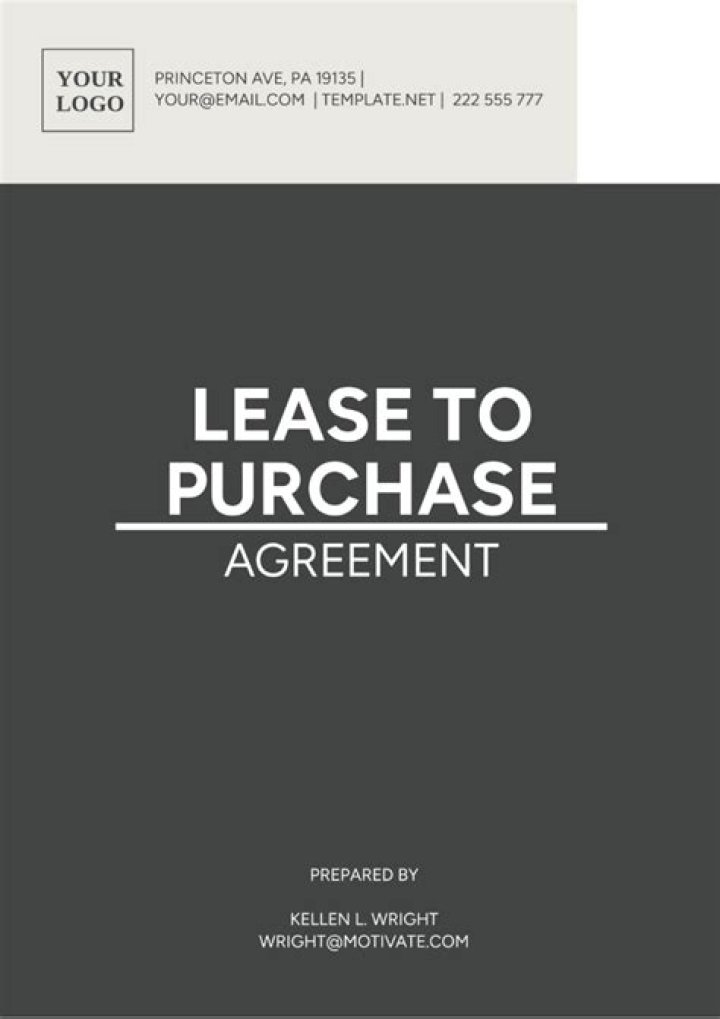 How do you do a lease purchase?