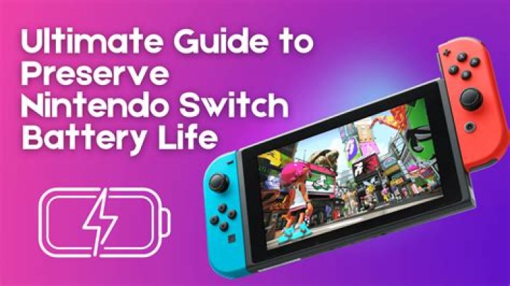 How do you extend the battery life of a Switch?