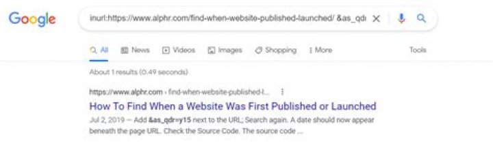 How do you find out when an online article was published?