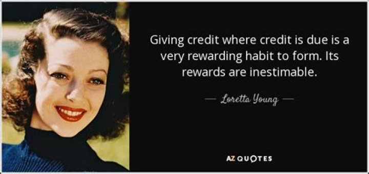 How do you give credit to a quote?