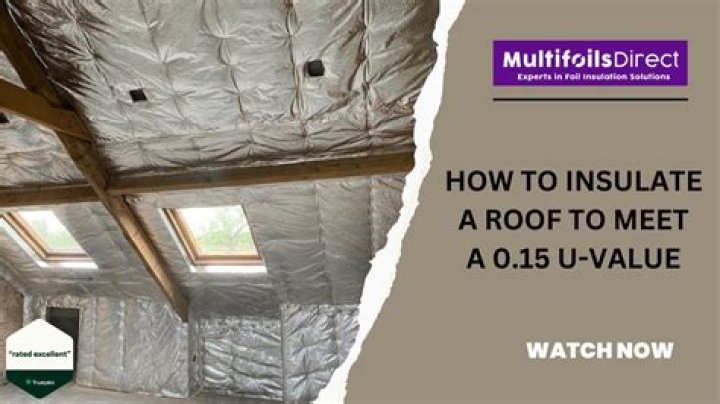 How do you insulate a roof with foam?