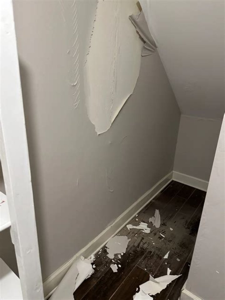 How do you know if there is mold behind drywall?