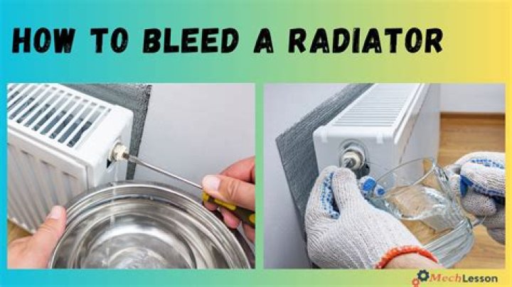 How do you know when your radiator is bled?