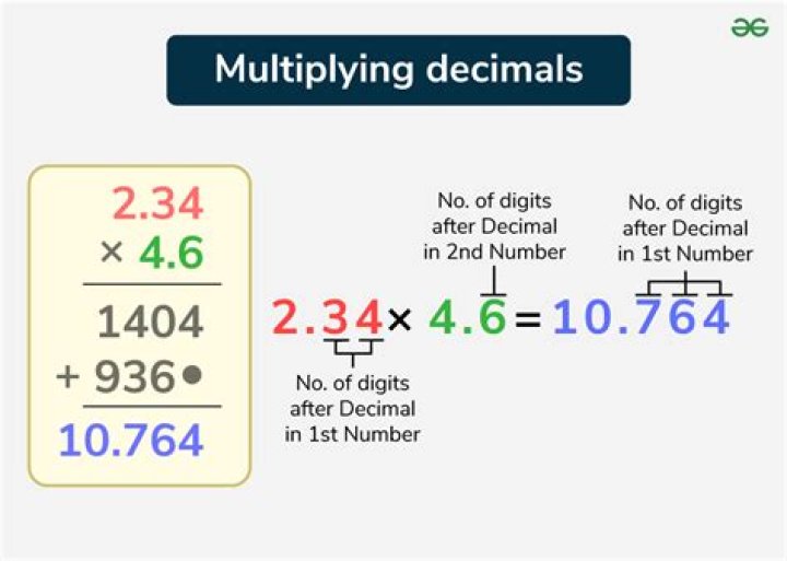 How do you multiply decimals without a calculator?