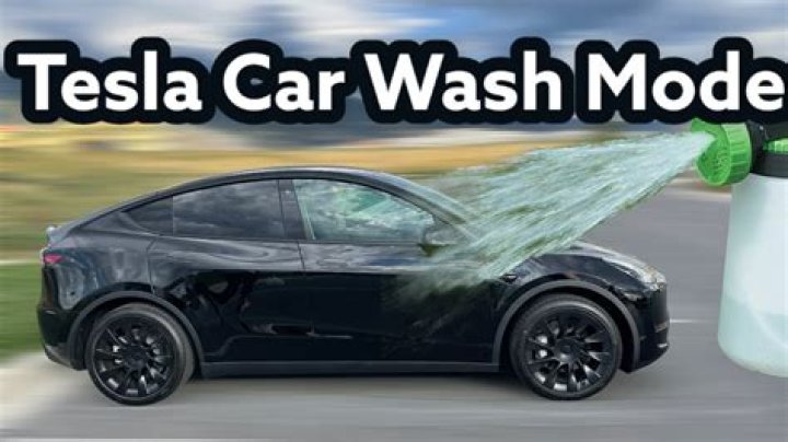 How do you put a Tesla through a car wash?