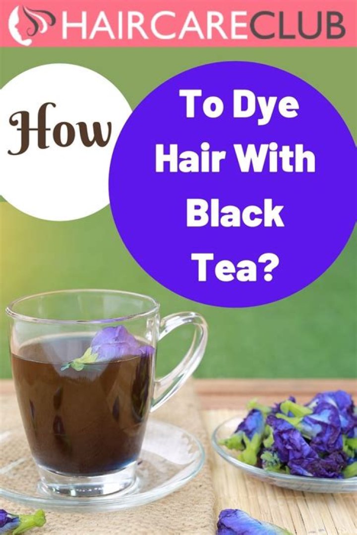 How do you rinse hair with black tea?