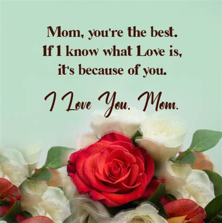 How do you tell your mom you love her?