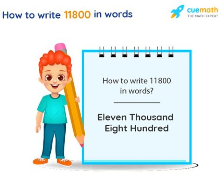 How do you write 11800 in words?