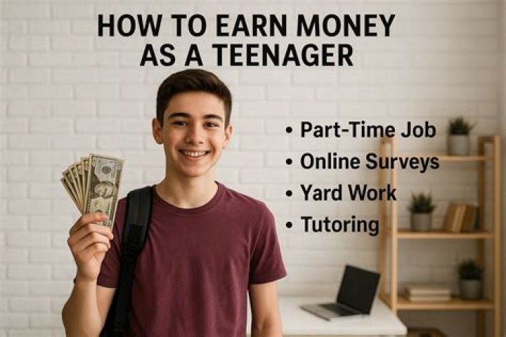 How does a teenager earn money?
