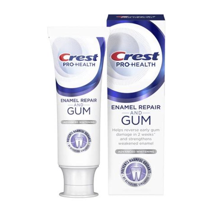 How does Crest gum and enamel repair work?