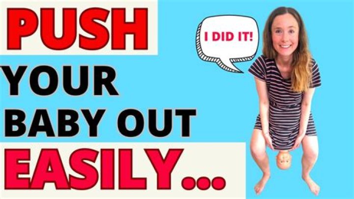 How does it feel to push a baby out?