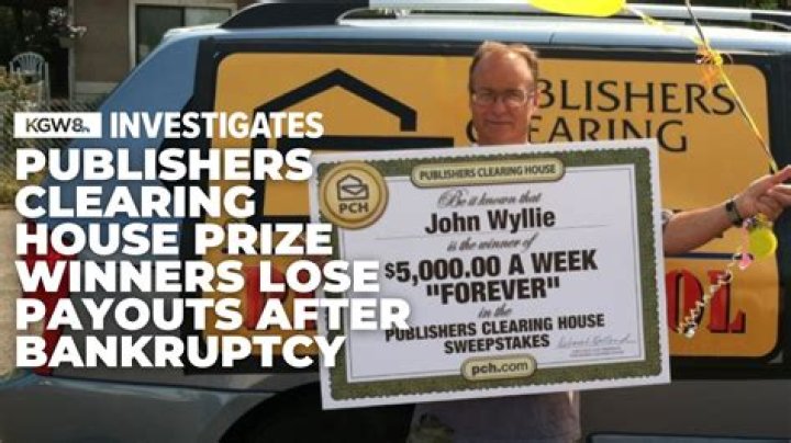 How does Publishers Clearing House payout?