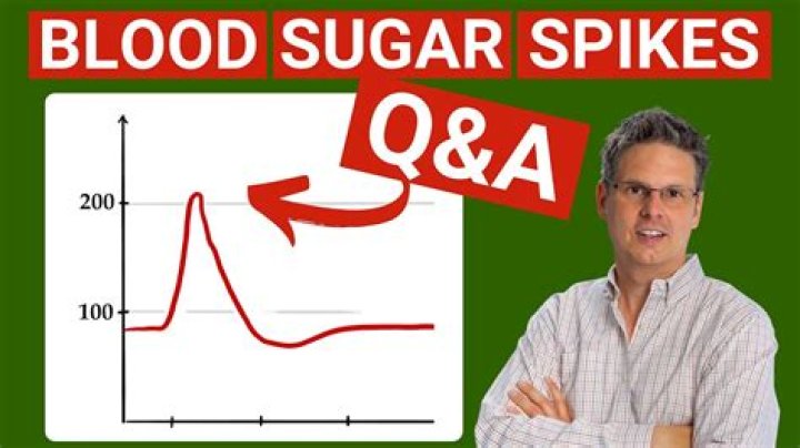 How high does blood sugar spike after eating?