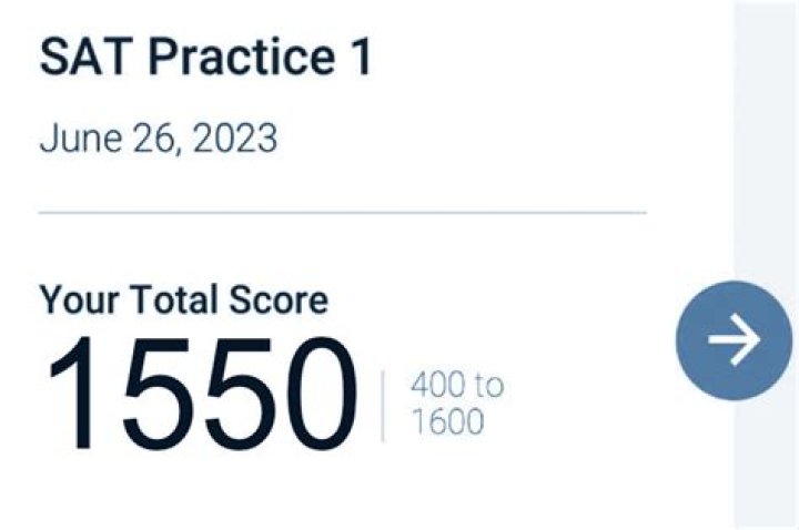 How is a 1550 SAT scored?