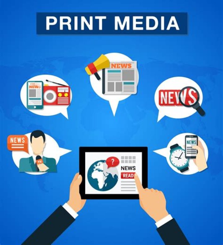 How is print media made?