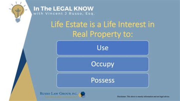 How is the sale of a life estate reported on taxes?
