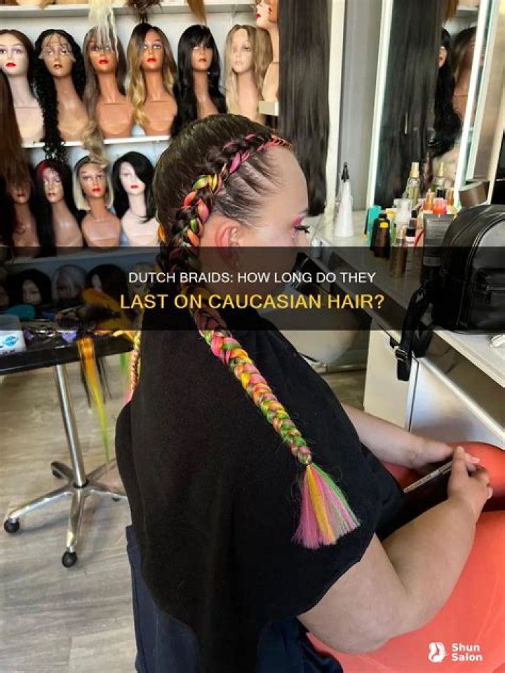 How long do Dutch braids last in Caucasian hair?