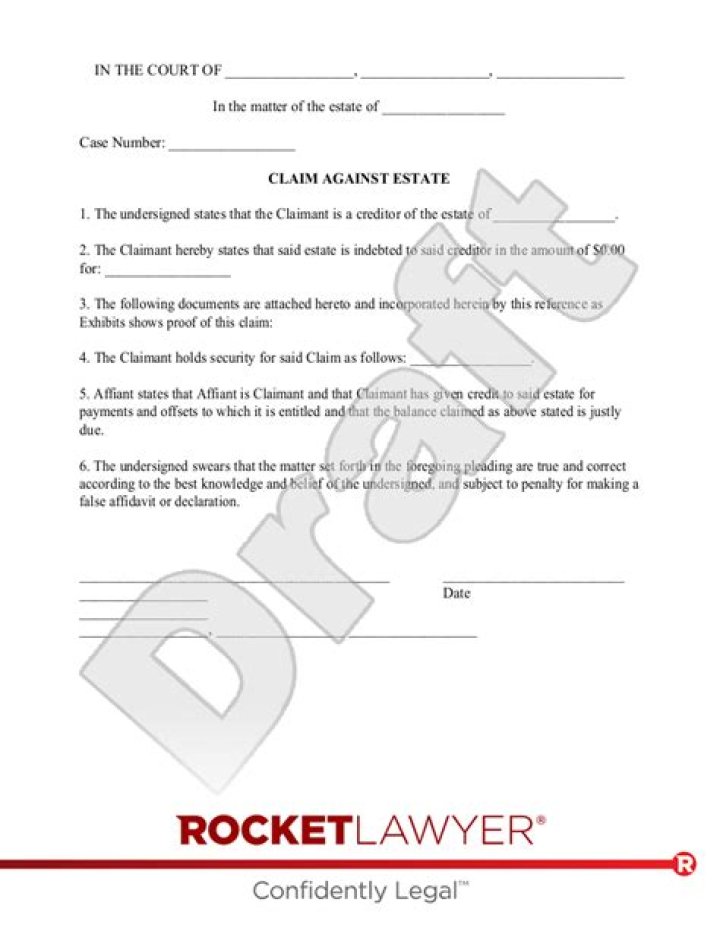 How long do you have to file a claim against an estate in Tennessee?