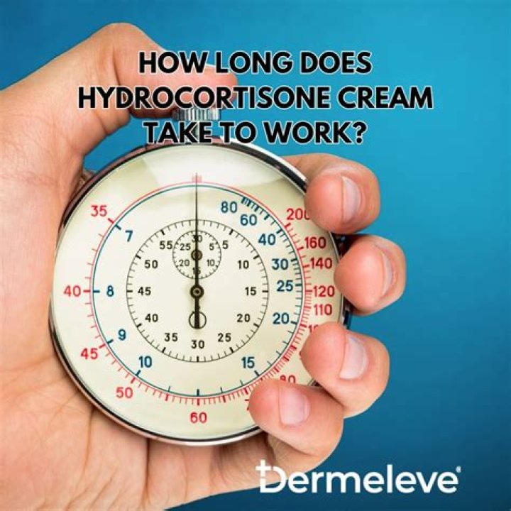 How long does hydrocortisone cream take to work?