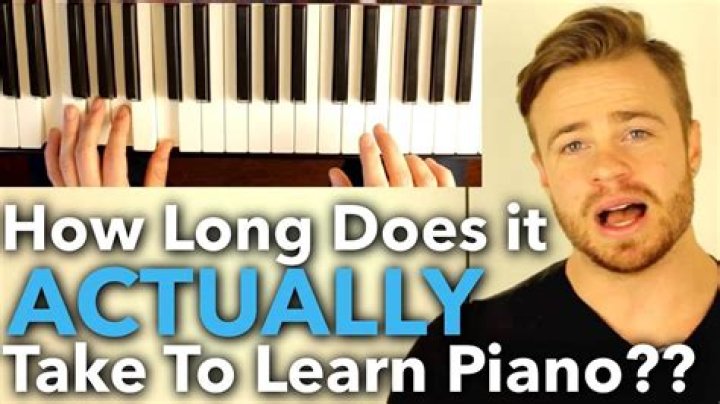How long does it take to become a pianist?