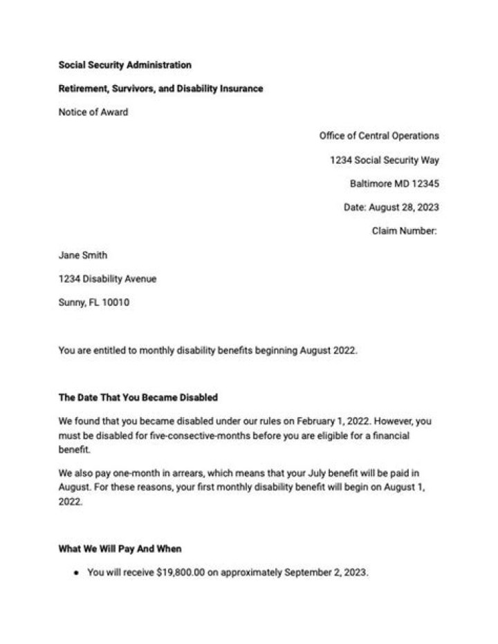 How long does it take to get your first check from Social Security disability?
