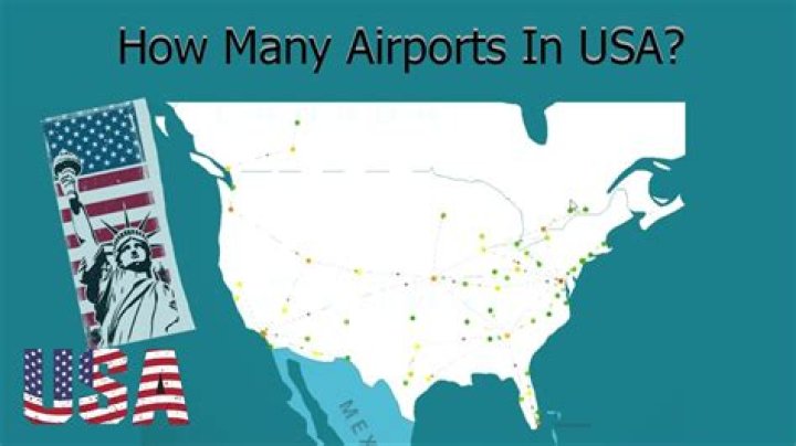 How many airports are in USA?