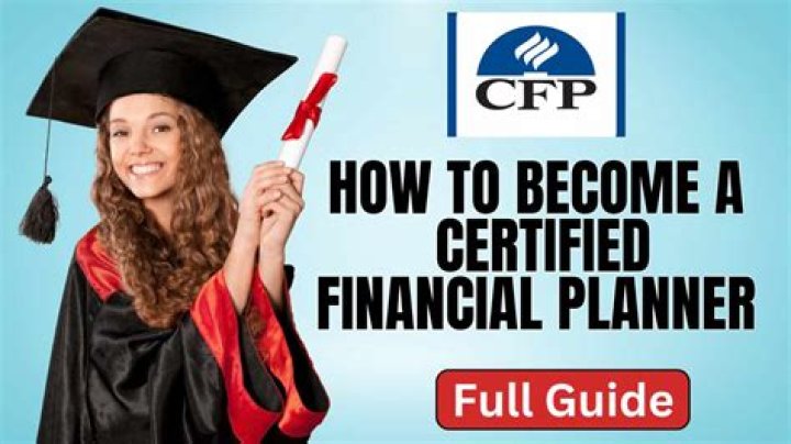 How many certified financial planners are there?