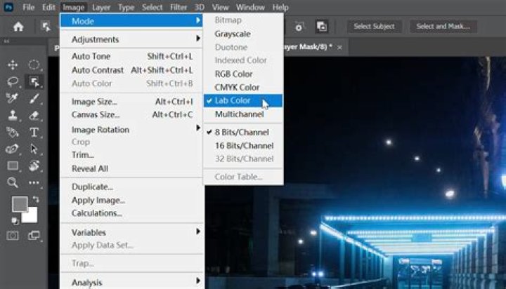 How many color modes are there in Photoshop?