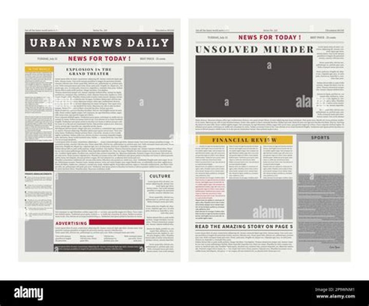 How many columns are in a newspaper?