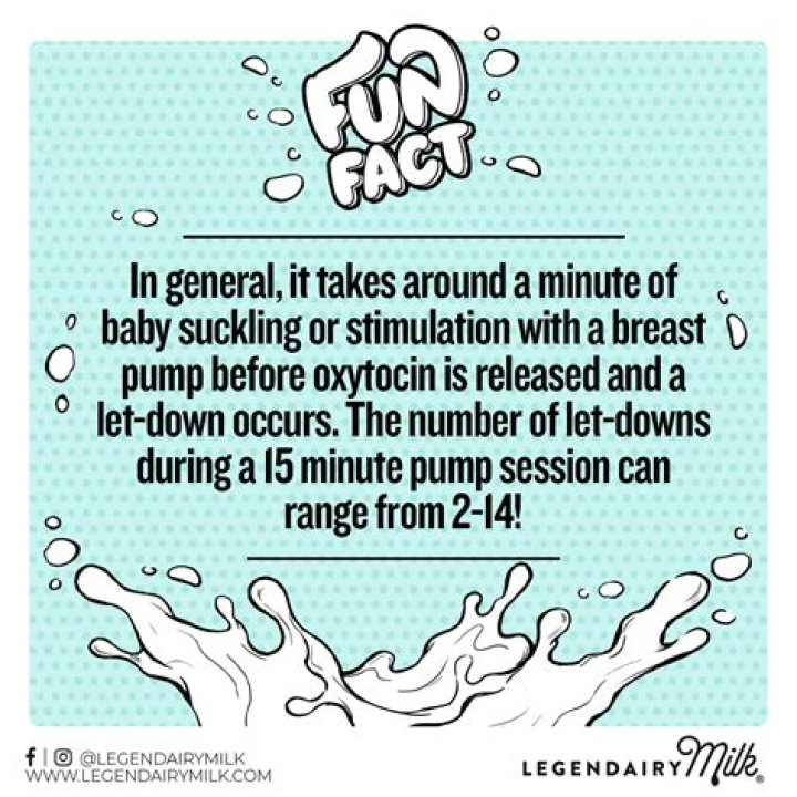 How many let downs during pumping?