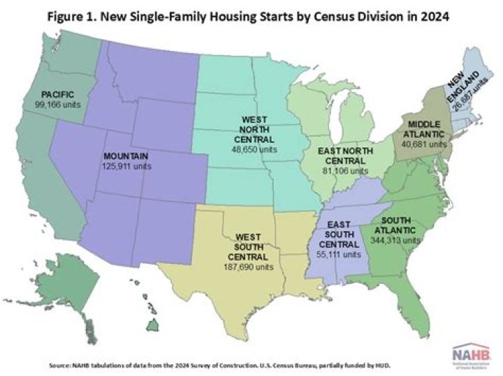 How many single family homes are there in the US in 2020?