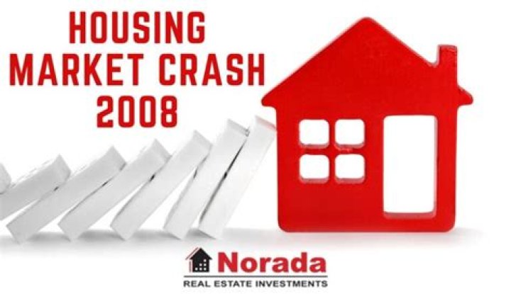 How much did housing prices drop in 2008?