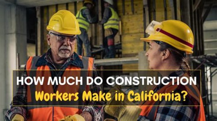 How much do construction workers usually make?