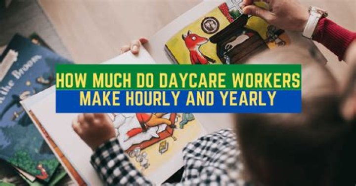 How much do daycare teachers make hourly?