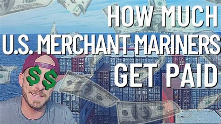 How much do merchant seamen get paid?