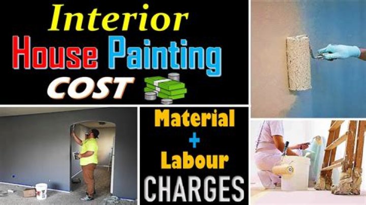 How much do painters charge to paint the inside of a house?