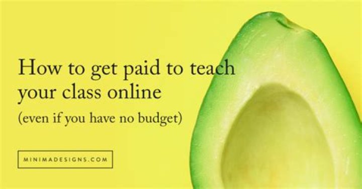 How much do you get paid to teach online classes?