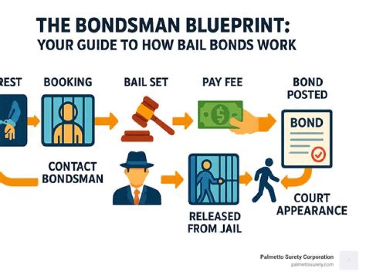 How much does a bail bondsman pay the court?