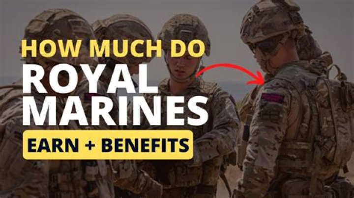 How much does a marine earn a year?